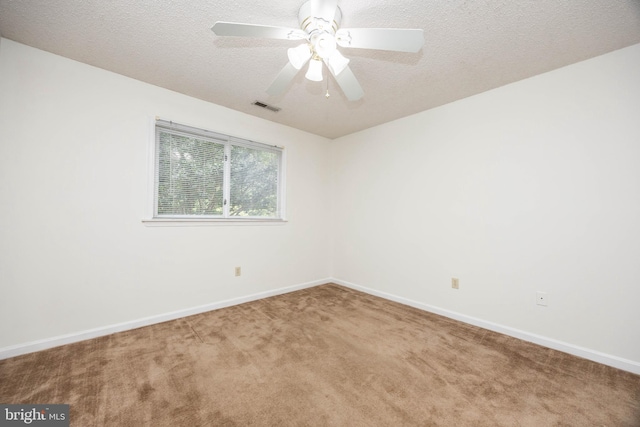 753 Canvasback Ct Unit 204, Salisbury, MD 21804 - unfurnished room with carpet flooring, ceiling fan, and a textured ceiling