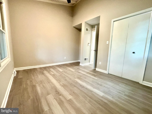 1078 Lakeview Dr, Cross Junction, VA 22625 - unfurnished bedroom featuring wood finished floors and a closet