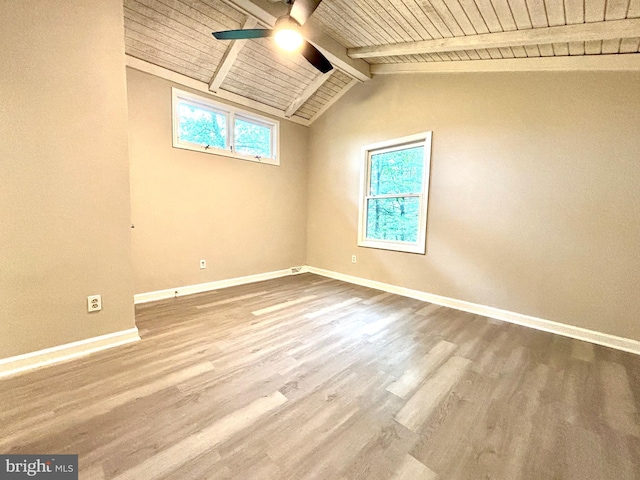 1078 Lakeview Dr, Cross Junction, VA 22625 - empty room featuring ceiling fan, wooden ceiling, and wood finished floors