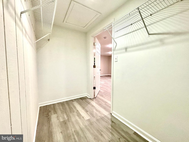 1078 Lakeview Dr, Cross Junction, VA 22625 - walk in closet featuring wood finished floors