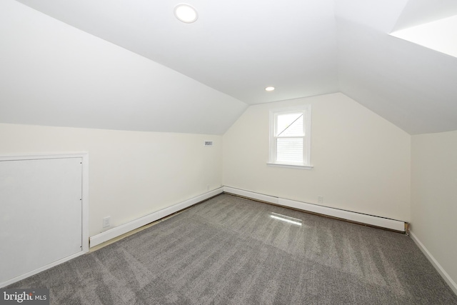 106 N Warminster Rd, Hatboro, PA 19040 - bonus room featuring carpet flooring, lofted ceiling, and recessed lighting