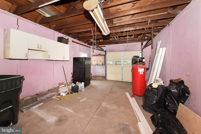 106 N Warminster Rd, Hatboro, PA 19040 - garage with freestanding refrigerator