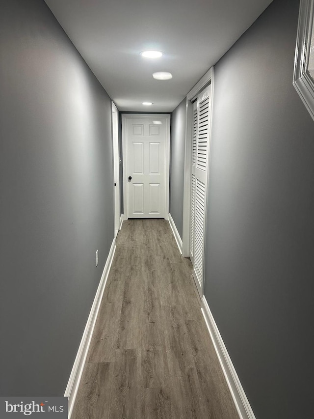 3720 Brooklyn, Baltimore, MD 21225 - corridor featuring wood finished floors and baseboards