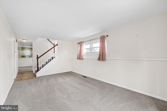 1735 Limestone Rd, Wilmington, DE 19804 - spare room featuring stairs and carpet floors