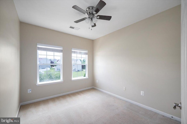 35 Gallery Rd, Stafford, VA 22554 - carpeted empty room with baseboards and ceiling fan