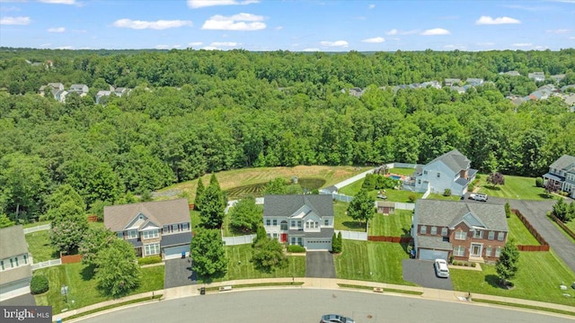 35 Gallery Rd, Stafford, VA 22554 - aerial view of residential area featuring a forest