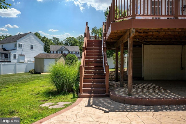 35 Gallery Rd, Stafford, VA 22554 - exterior space featuring a wooden deck