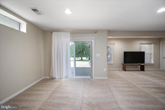 35 Gallery Rd, Stafford, VA 22554 - unfurnished living room featuring carpet and recessed lighting