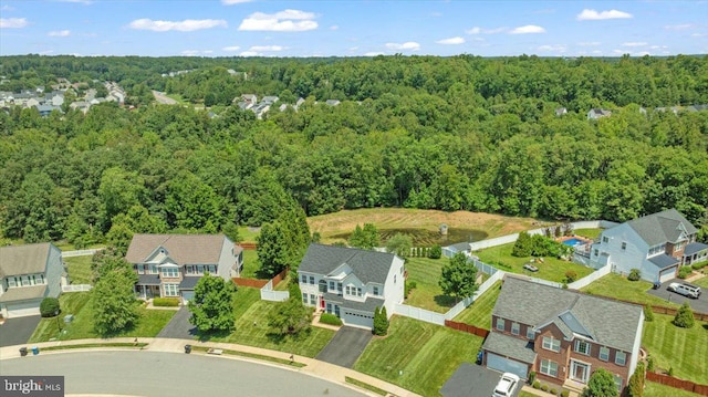 35 Gallery Rd, Stafford, VA 22554 - aerial perspective of suburban area with a heavily wooded area