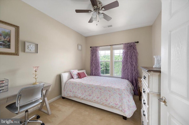 35 Gallery Rd, Stafford, VA 22554 - bedroom featuring light colored carpet, an office area, and ceiling fan