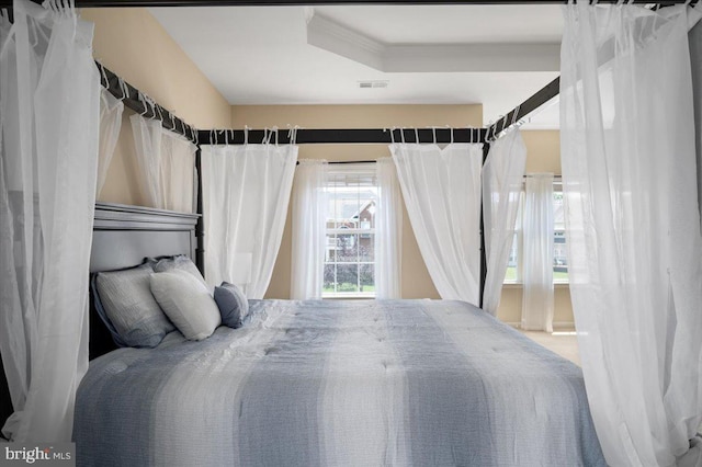 35 Gallery Rd, Stafford, VA 22554 - bedroom with ornamental molding and a raised ceiling