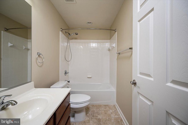 35 Gallery Rd, Stafford, VA 22554 - bathroom featuring vanity,  shower combination, and tile patterned floors
