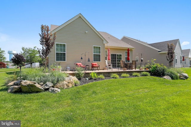 13 Doddington Blvd, Medford, NJ 08055 - rear view of property featuring a yard and a patio