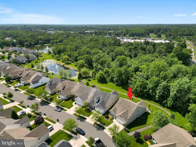 13 Doddington Blvd, Medford, NJ 08055 - aerial view of residential area featuring a nearby body of water and a forest