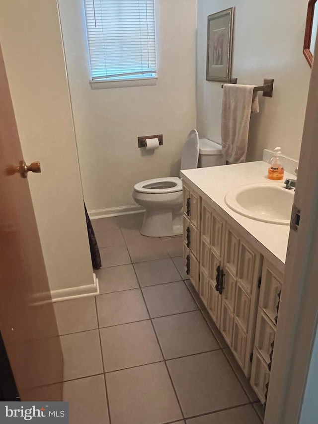300 W New St, Glassboro, NJ 08028 - bathroom with tile patterned flooring and vanity