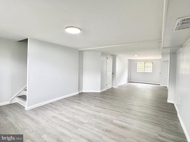 1504 Bonwood Rd, Wilmington, DE 19805 - empty room with wood finished floors and stairway