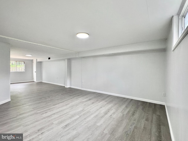 1504 Bonwood Rd, Wilmington, DE 19805 - basement with wood finished floors and baseboards