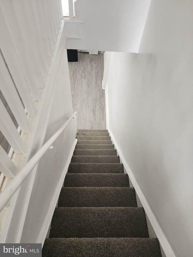 25 N 28th St, Camden, NJ 08105 - stairway with wood finished floors