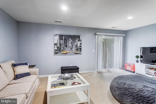 107 Pelican Cv, Stafford, VA 22554 - carpeted living room with recessed lighting and baseboards