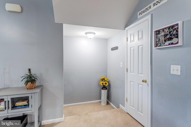 107 Pelican Cv, Stafford, VA 22554 - hallway with carpet flooring and lofted ceiling