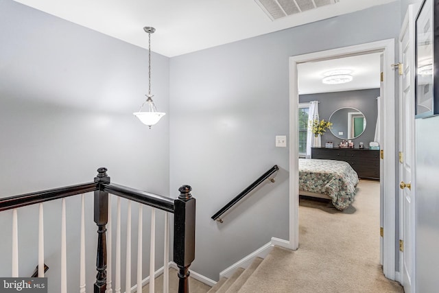 107 Pelican Cv, Stafford, VA 22554 - staircase featuring carpet flooring and baseboards