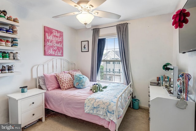 107 Pelican Cv, Stafford, VA 22554 - bedroom featuring light colored carpet and ceiling fan
