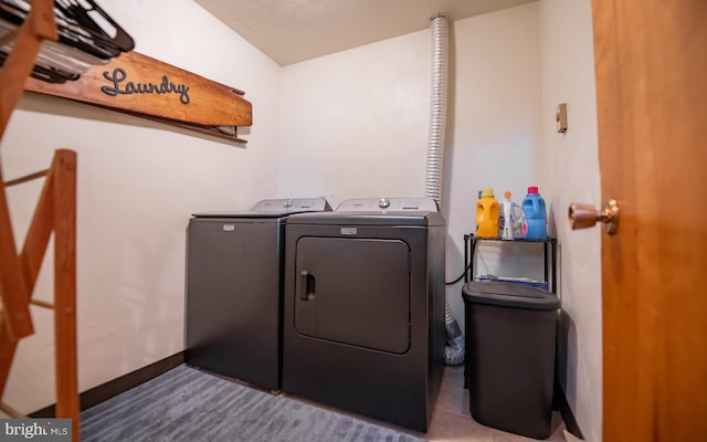 1 Emerald St, Mill Hall, PA 17751 - laundry area with washing machine and dryer and baseboards