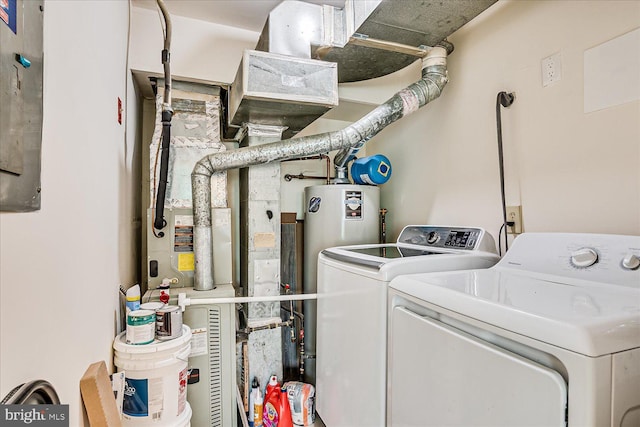 108 Wrangel Ct Unit 1, Princeton, NJ 08540 - laundry area featuring separate washer and dryer