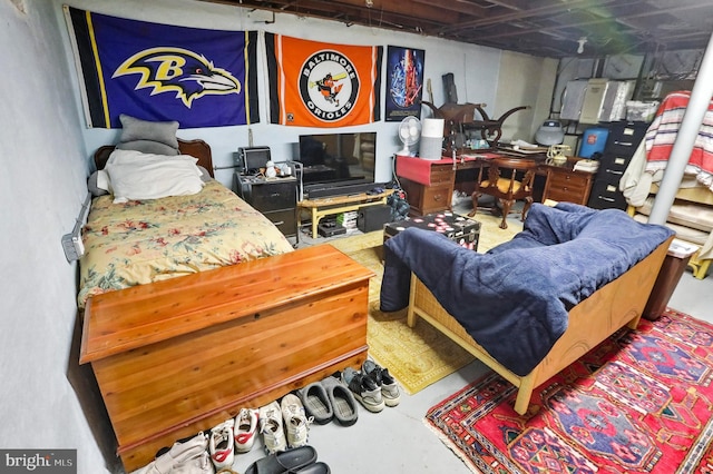 1722 Swamp Pike, Gilbertsville, PA 19525 - bedroom with concrete flooring