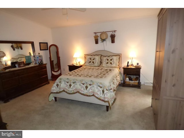 277 W 4th St, Red Hill, PA 18076 - bedroom with carpet flooring and a ceiling fan