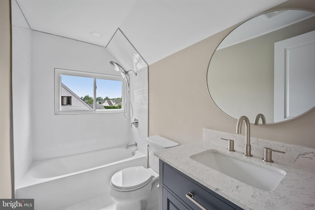 116 Hollow Rd, Levittown, PA 19056 - full bathroom with vanity and washtub / shower combination