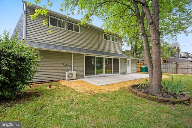 116 Hollow Rd, Levittown, PA 19056 - back of house featuring a patio area and a shingled roof