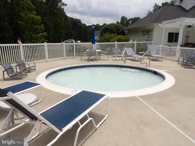32618 Seaview Loop, Millsboro, DE 19966 - community pool with a pergola and a patio area