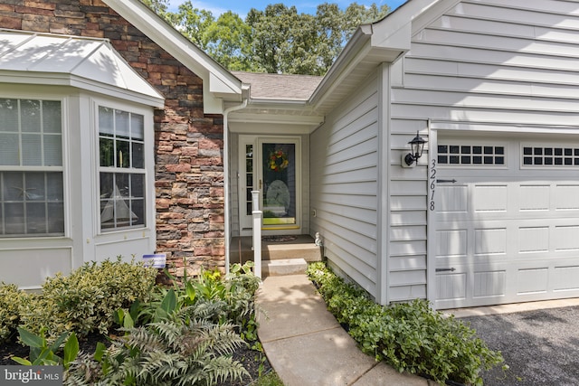 32618 Seaview Loop, Millsboro, DE 19966 - property entrance featuring stone siding and an attached garage