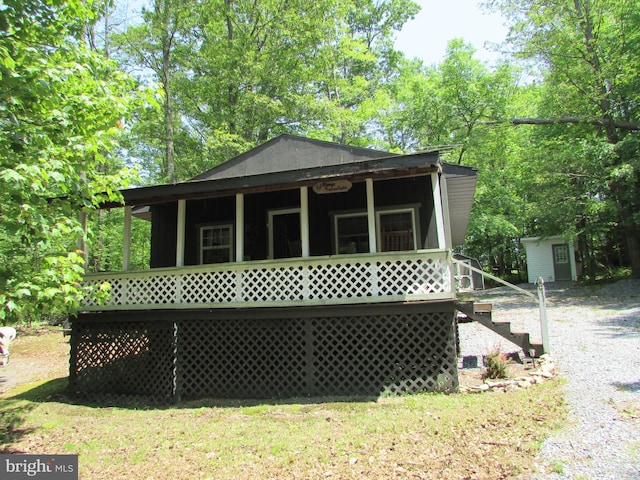 293 Snow Shoe Mountain Forest Rd, Snow Shoe, PA 16874 - back of house