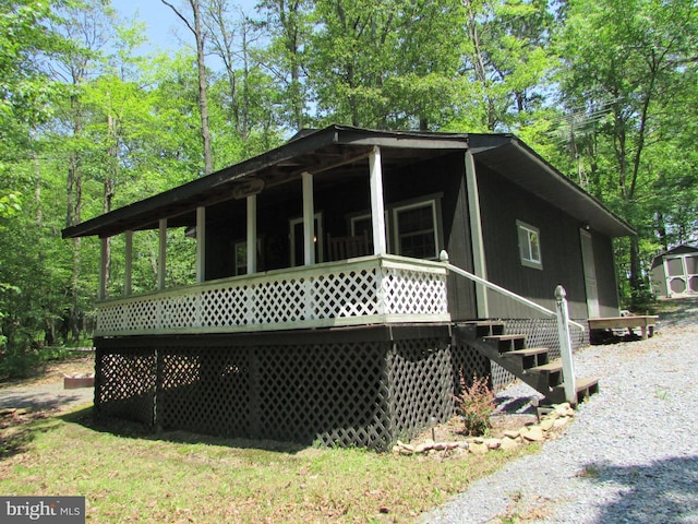 293 Snow Shoe Mountain Forest Rd, Snow Shoe, PA 16874 - view of front of property featuring an outbuilding