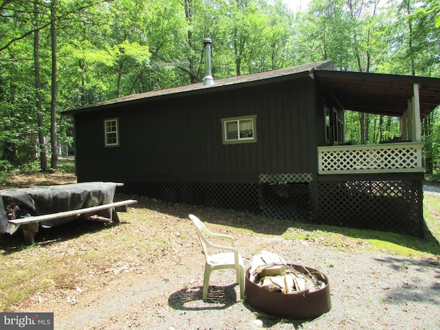 293 Snow Shoe Mountain Forest Rd, Snow Shoe, PA 16874 - view of side of property featuring a forest view