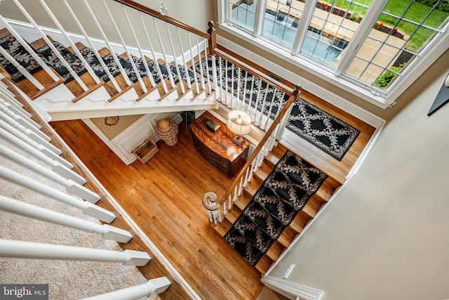 4 Taylor Chase Ln, West Chester, PA 19382 - staircase with wood finished floors and plenty of natural light