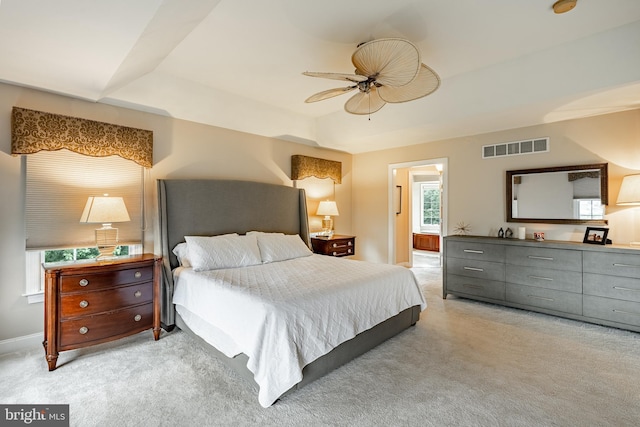 4 Taylor Chase Ln, West Chester, PA 19382 - bedroom with light colored carpet, ensuite bath, and ceiling fan