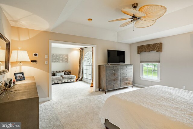 4 Taylor Chase Ln, West Chester, PA 19382 - carpeted bedroom with baseboards and ceiling fan