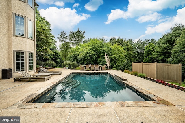 4 Taylor Chase Ln, West Chester, PA 19382 - view of swimming pool featuring a patio area and view of scattered trees