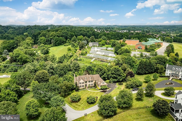 4 Taylor Chase Ln, West Chester, PA 19382 - aerial view of a heavily wooded area