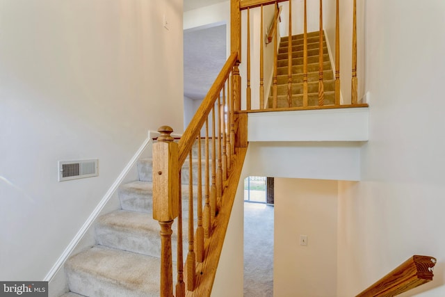 8 Tatler Pl, Owings Mills, MD 21117 - stairway featuring carpet flooring
