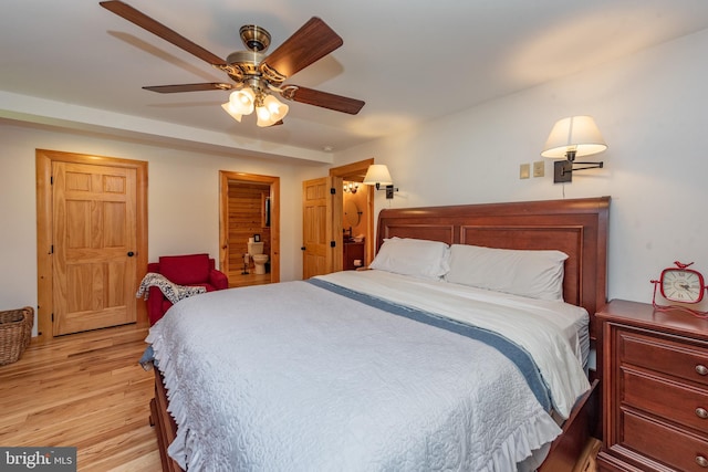 45 Marble Way, Mc Henry, MD 21541 - bedroom featuring light wood finished floors and a ceiling fan