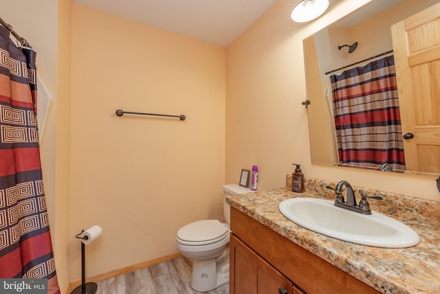 45 Marble Way, Mc Henry, MD 21541 - bathroom with vanity, wood finished floors, and curtained shower