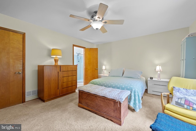 114 Lloyd Guessford Rd, Townsend, DE 19734 - bedroom with light colored carpet and ceiling fan