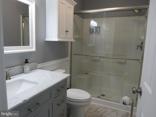 3590 Choptank Rd, Preston, MD 21655 - bathroom with vanity and a stall shower