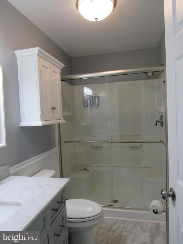 3590 Choptank Rd, Preston, MD 21655 - bathroom with vanity and a shower stall