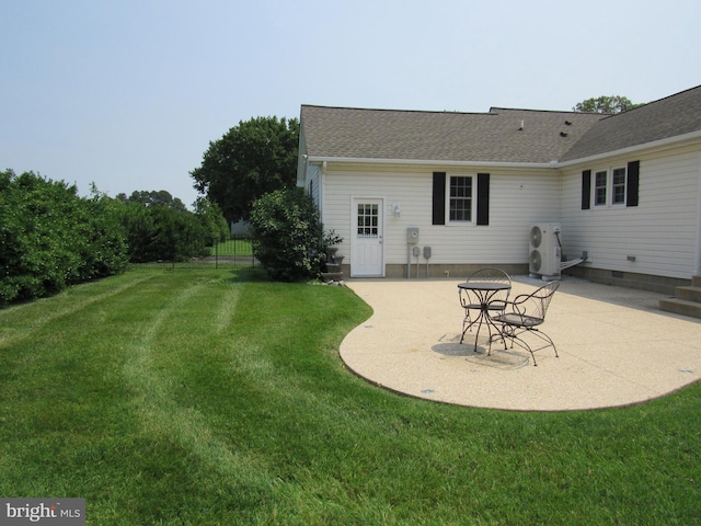 3590 Choptank Rd, Preston, MD 21655 - back of property with a patio area and a shingled roof