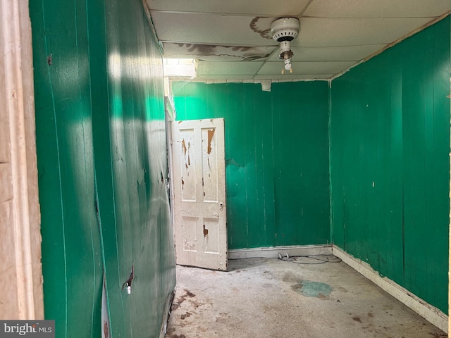 1031 N Ashburton St, Baltimore, MD 21216 - empty room featuring unfinished concrete floors